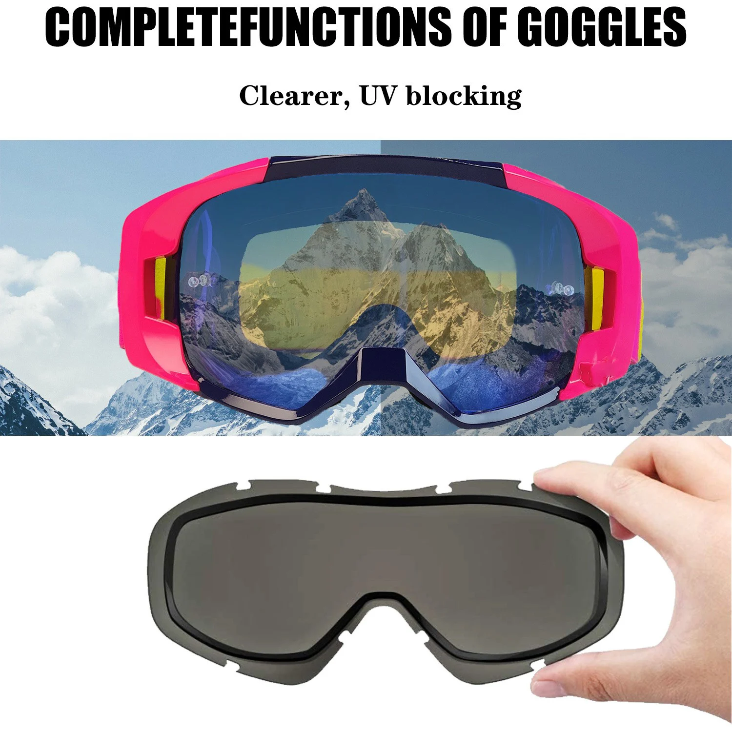Latest Motorcycle Goggles for Men. Off-road Sunglasses. Safety Protection. MX Night Vision Helmet Visor. Retro Driving Glasses - view 2