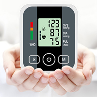 Alextrasza Upper Arm Automatic Blood Pressure Monitor BP Sphygmomanometer Pressure Meter Tonometer Measuring Arterial Pressure