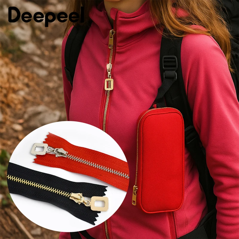 

10Pcs 3# 15-30cm Close-End Metal Zipper Luggage Closure Zippers Jacket Shoes Replace Zips Repair Kits Accessories for Handbags