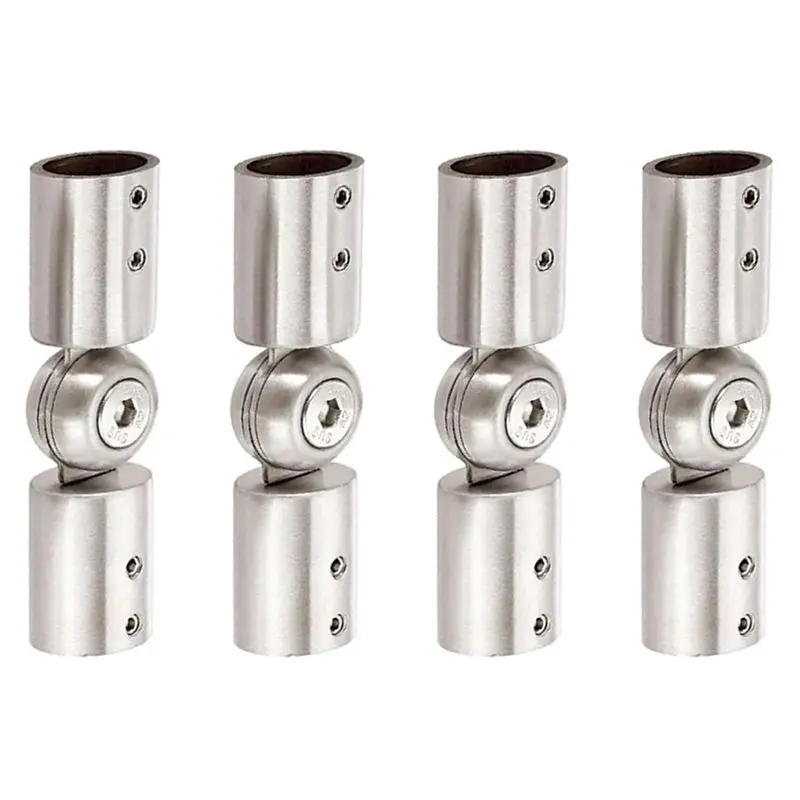 

【EFFICIENT 】Adjustable Elbow Connector Rod Corner Connector For Shower Room In 304 Stainless Steel For Bay Compatible