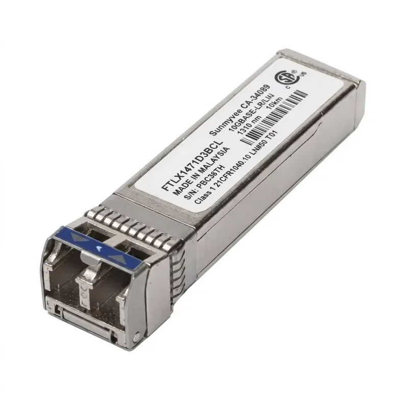 FTLX1471D3BCL 10G SFP+ LR Transceiver Module LC Fiber Optic Network Adapter