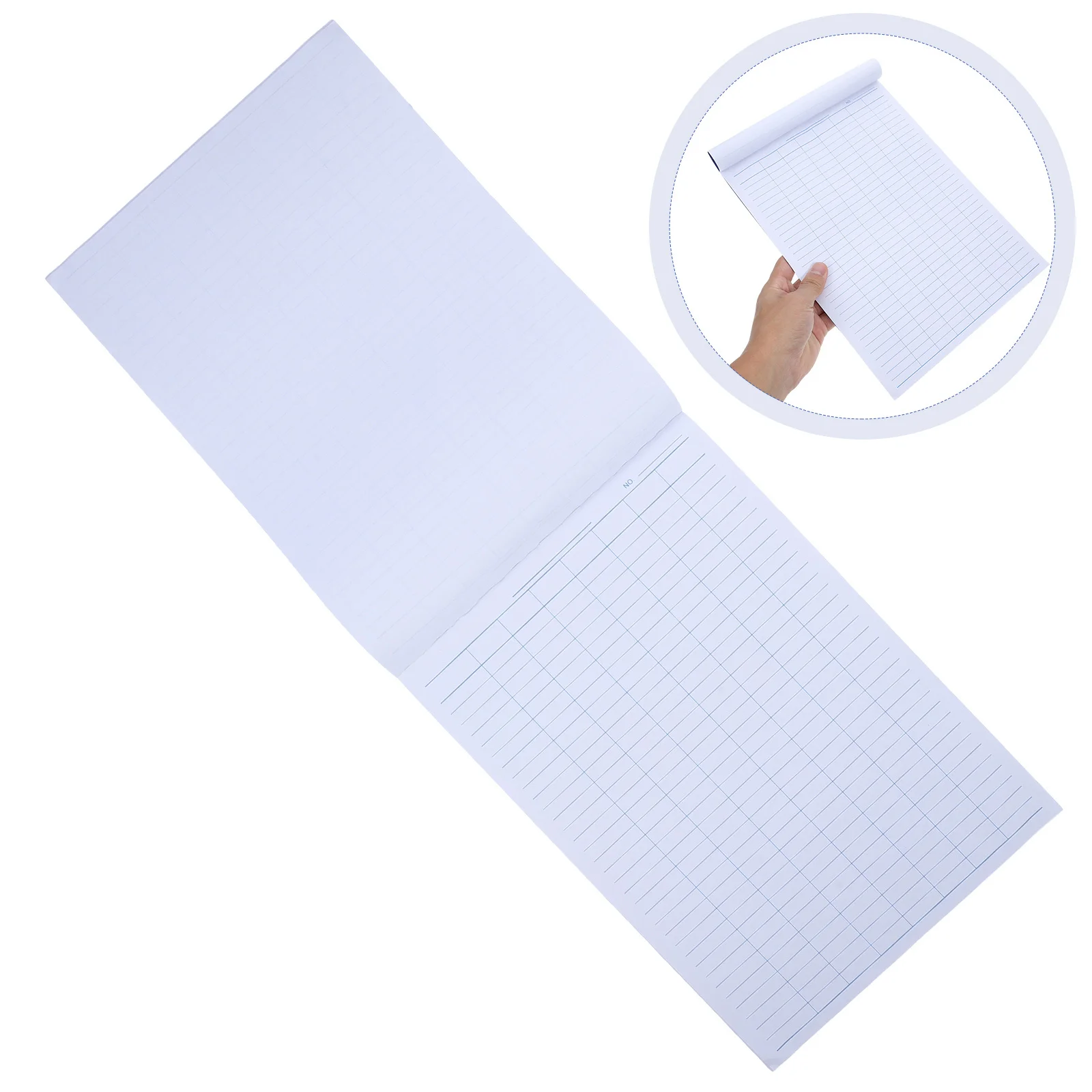 دفتر ملاحظات كبير لحفظ الكتب، دفتر سجل، أوراق سجل مفصلة، إدارة المخزون، كتاب مخطط للاستخدام في الأعمال الصغيرة #1