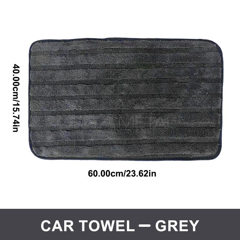 SEAMETAL 1200GSM Thickened Soft Car Wash Microfiber Towel Coral Fleece Car Cleaning Drying Cloth Detailing Rag Car Wash Towel