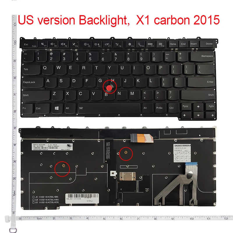 US NEW Laptop Keyboard For Lenovo X1 Carbon 2013/X1 Carbon 2nd  X1 Carbon 2014/X1 Carbon 3rd X1 Carbon Gen3 X1 Carbon 2015