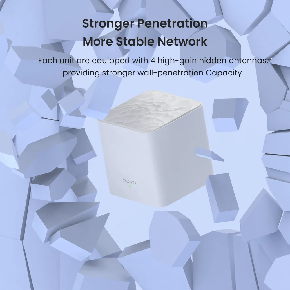 Tenda-enrutador WIFI de malla AC2100 /AC1200, enrutador Gigabit inalámbrico de doble banda de 2,4 y 5Ghz, extensor de rango, versión Global