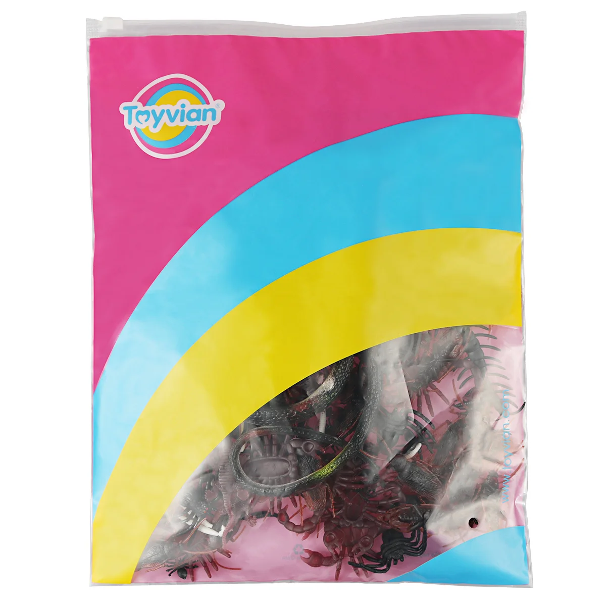 169Pcs Realistic Halloween Insects Assorted Prank Props Educational Simulated Animal Figures for Kids Parties and Entomology