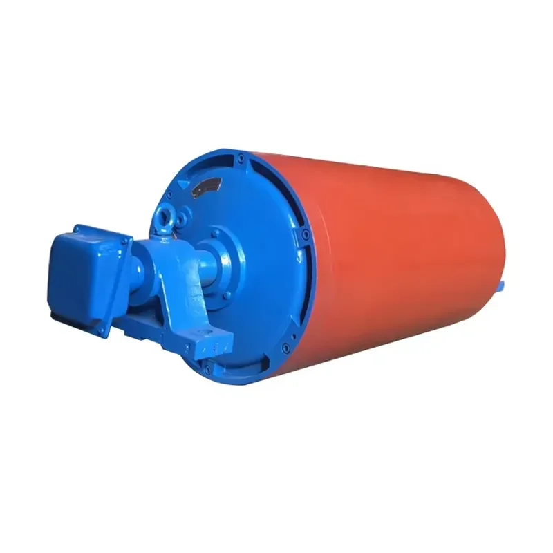 YTHN 630*800 Gear Reducer Industrial Electric Motorized Conveyor Roller Belt Rubber Coated Roller Pulley