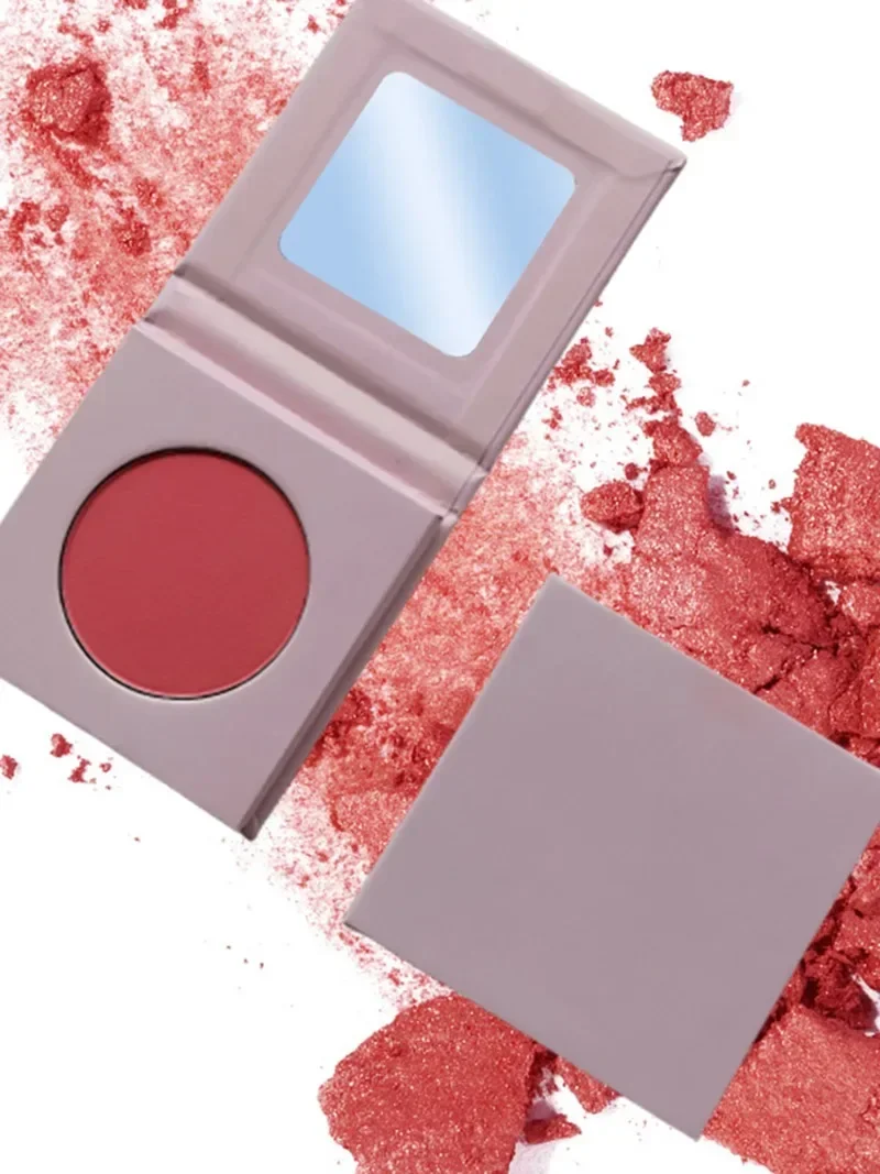 Etichetta privata Fai da te Monocromatico Blush e correttore Palette Opaco Facile da colorare A lunga durata Wateroof Fine Illumina il trucco del viso sfuso
