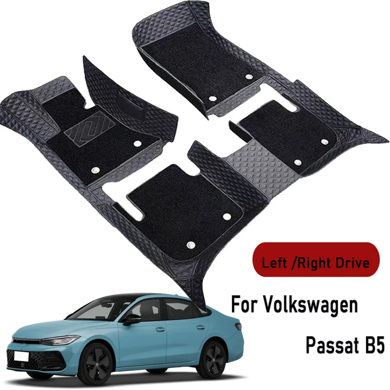 Car floor mats for Volkswagen Passat B5 2003 2004 2005-2007 Customauto foot Pads automobile carpet cover interior accessories