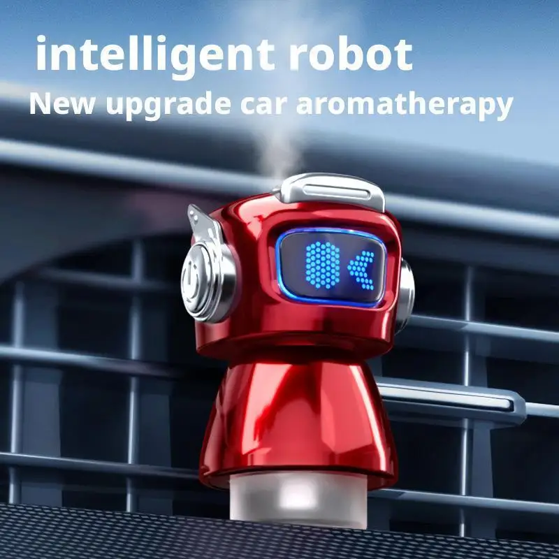 Difusor de Perfume en aerosol automático para aromaterapia, fragancia de coche Robot inteligente, difusor de fragancia de ventilación de coche de lujo