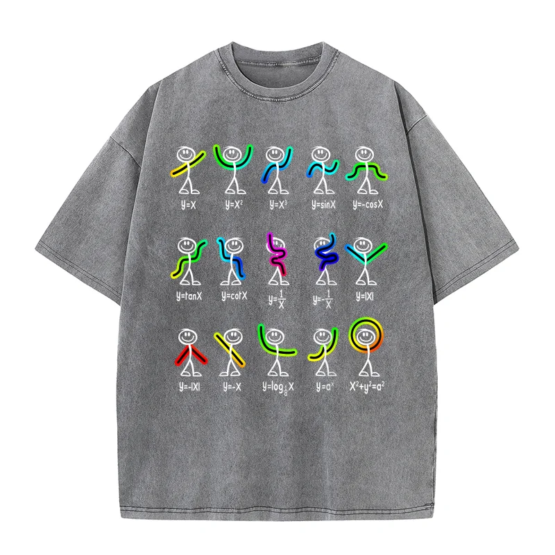 Funny Algebra Dance Function Math Teacher Geek Gift Idea T-shirt Men's Tee Shirt Short Sleeve Male Clothes Fashion