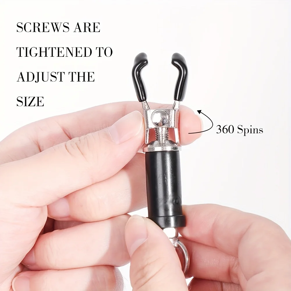 New Fun Nipple Clips Adjustable SM Crab Breasti Clips BDSM Alternative Adult Flirting Sex Play Toy For Women and Couple Pleasure