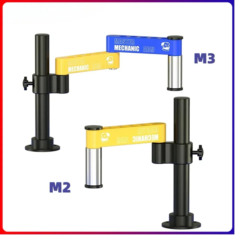 

MECHANIC MOS-M2/M3 Подставка для микроскопа с зумом от 6X до 45X Регулируемый шарнирный рычаг Аксессуары Складной кронштейн Набор инструментов для ремонта