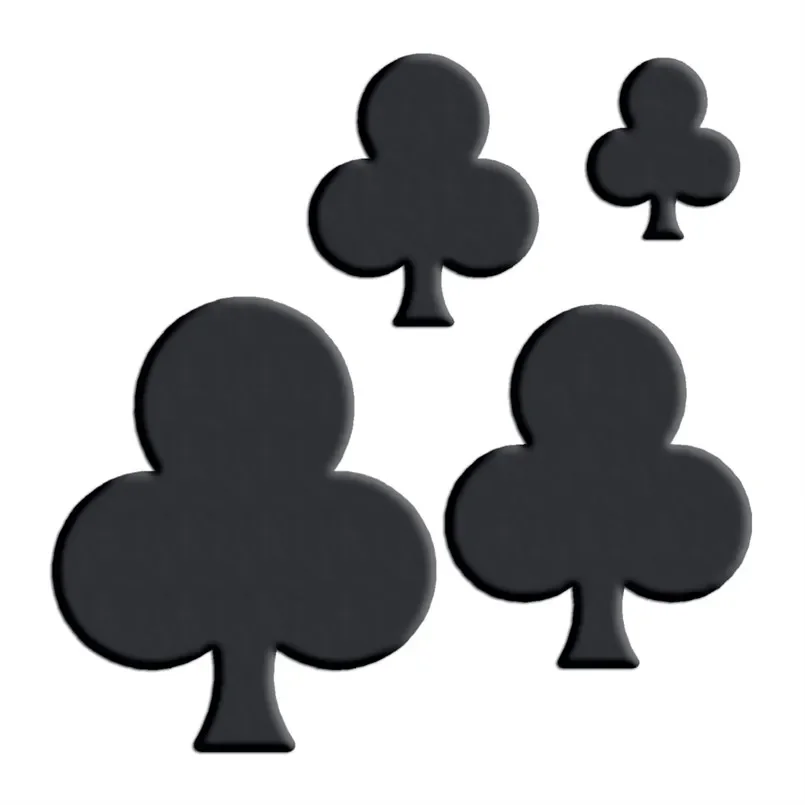 Four Specifications Cartoon Poker Fancy Clubs,Plastic Molds,Cake Fondant Tools,Cookie Sushi and Fruits Cutters