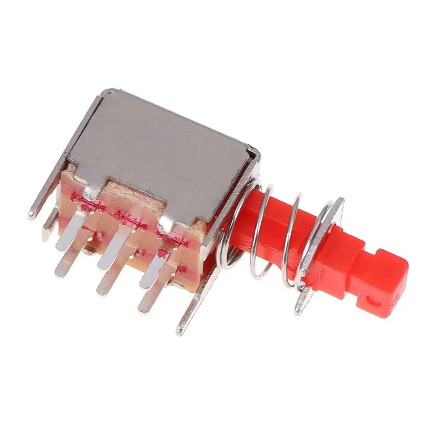 10pcs A03 Directly Key Switch PS-22F02 Double Row 6Pin Self-locking With Spring Without Lock Key Power Switches PS-22F03 - Image 5