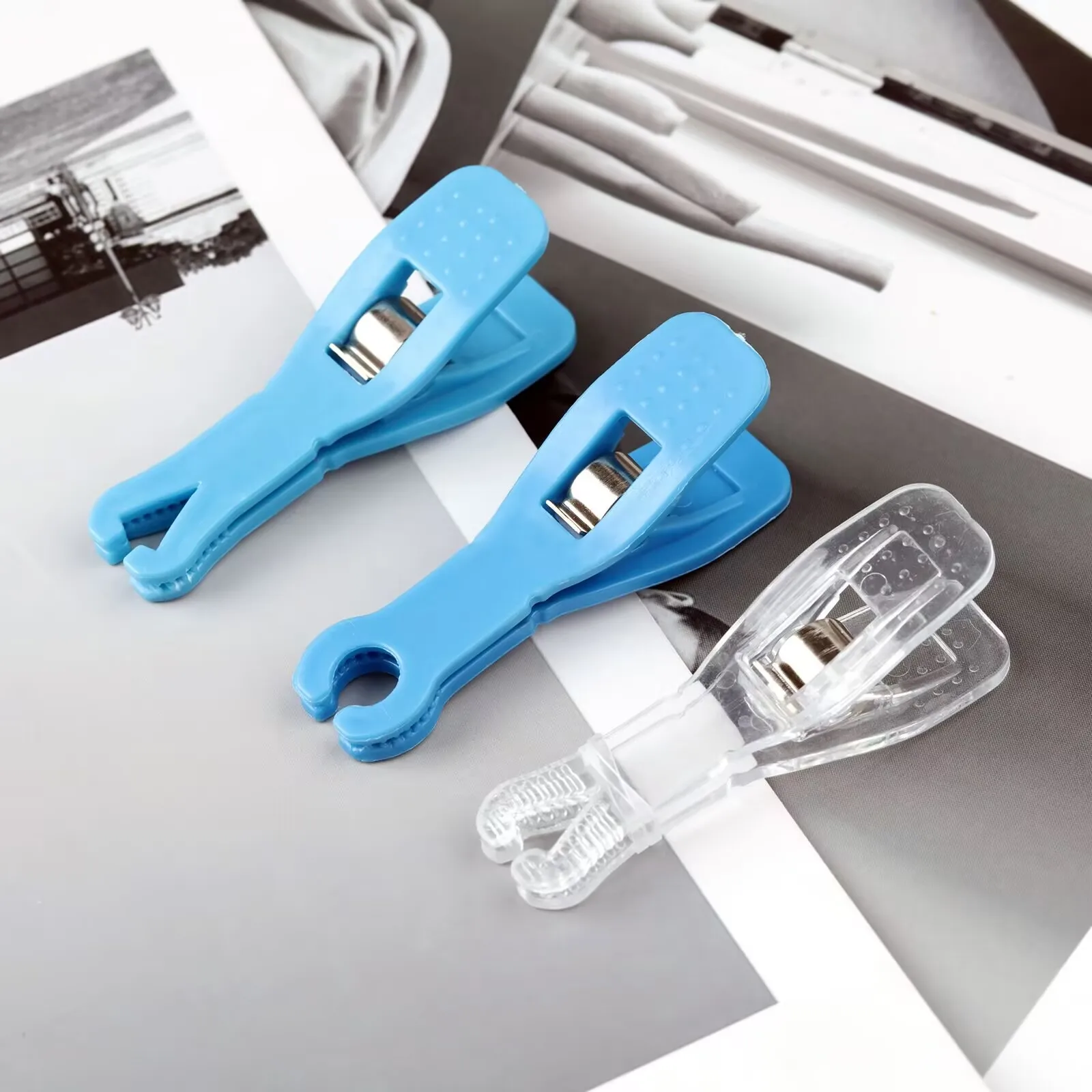 20/50/100PCS Acrylic Ear Piercing Tool Kit - Disposable Triangle Clamp & Hemostat, Sterile Earring Pliers for Piercing Studio