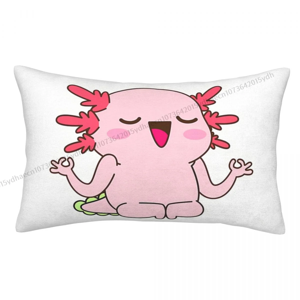 Cute Relax Axolotl Yoga Funny Lovley Pillow Case Cushion Covers Home Sofa Chair Decorative Backpack Covers