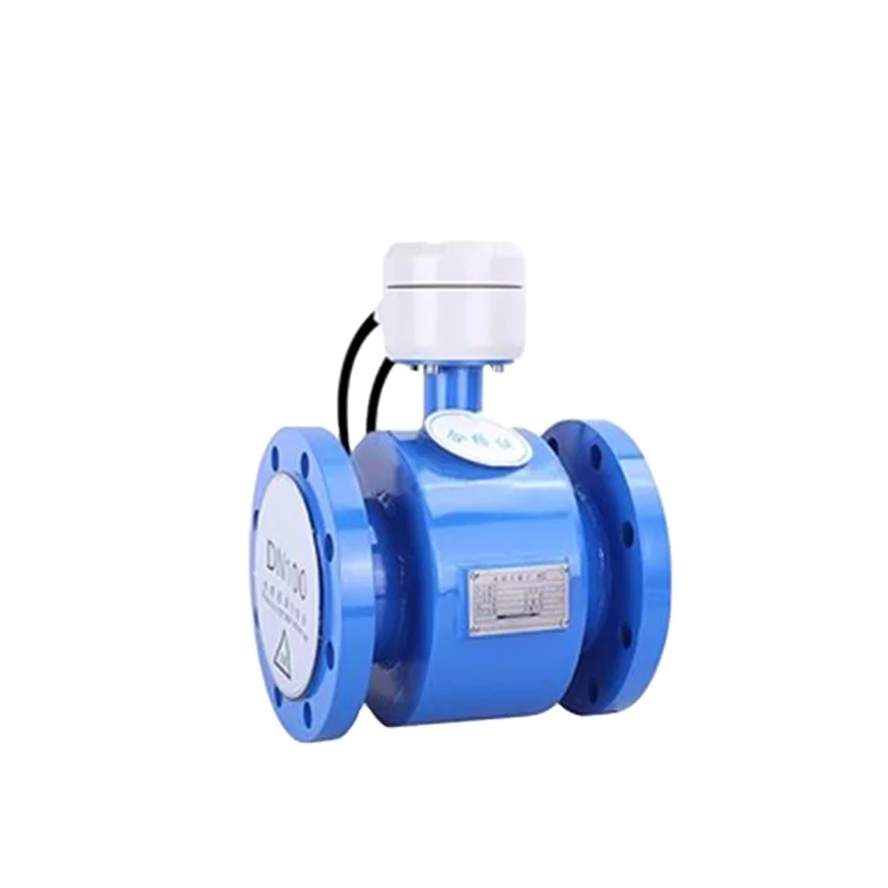 High Accuracy Sewage Flow Meter Manufacturer Magnetic Water 400Mm Diameter 4-20Ma Out Put Segregate Electromagnetic Flowmeter