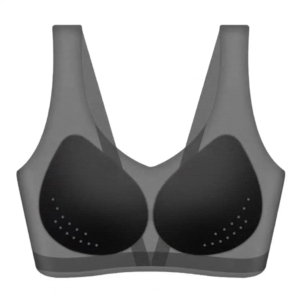 Bralette confortevole Bralette di seta di ghiaccio senza cuciture per le donne Ultra sottile Push Up Beauty Back Underwear reggiseni per il tempo