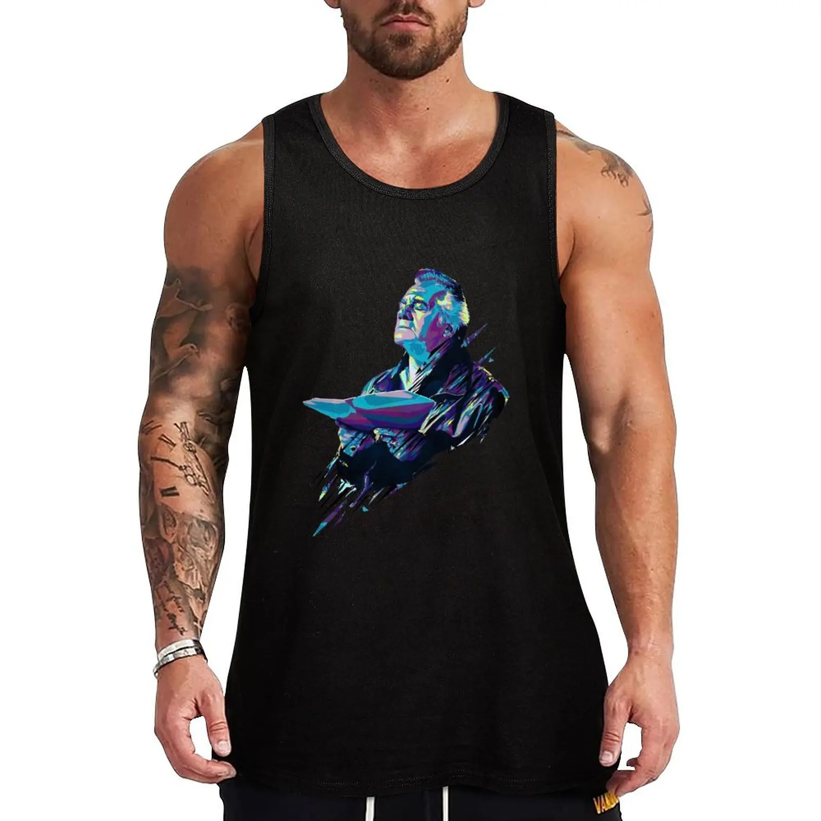 

Paulie Walnuts Art Colorful Tank Top bodybuilding t-shirt gym men men gym clothing sleeveless