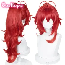 Diluc Genshin Impact Cosplay Wig #4