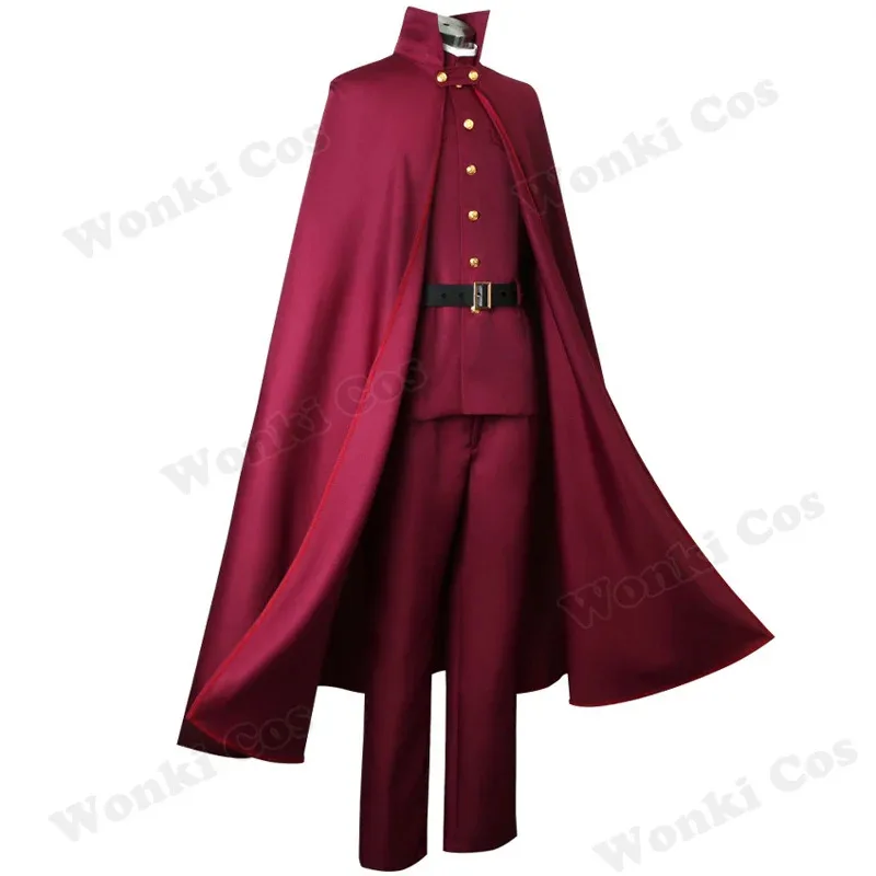 2025 12 번고 사이기쿠 조노 코스튬 헌팅독스 다크 레드 슈트 유니폼 테츠코 스에히로 테루코 오쿠라 코스프레 (모자 포함)