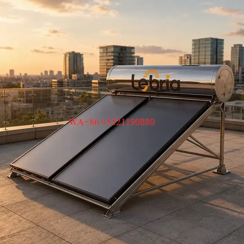 WMWMNU for Lebria Factory Direct OEM ODM Custom Logo Bulk Order Solar Equipment Integrated Flat Plate Solar Water Heater