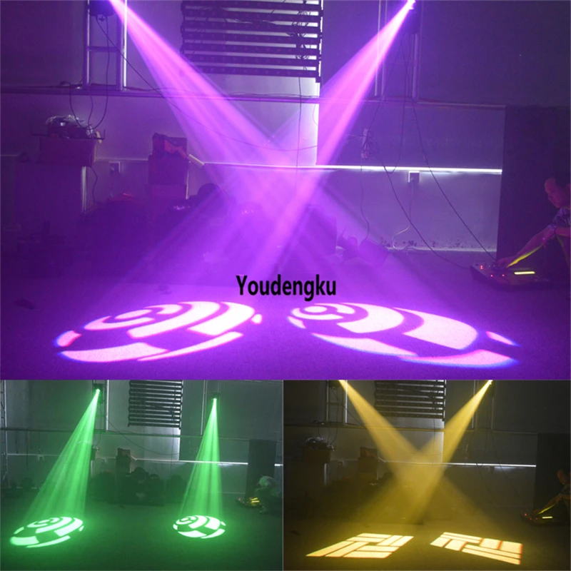 2 قطعة عالية الجودة شعاع ديسكو المرحلة DJ DMX 150 واط led شعاع الماسح الضوئي ضوء المرحلة للمبيعات