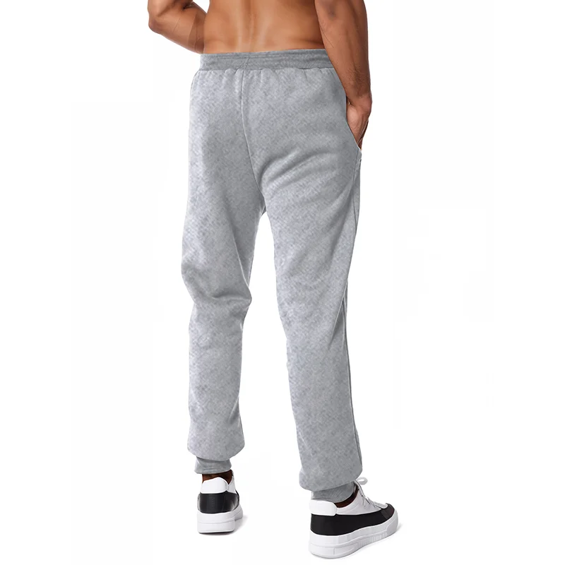 Új sweatpants Domboldal Cipzár pockets férfiak joggers pályán nadrágot Alkalmazkodó m derékon Élegáns játékos Alkalmi Nadrág Buggyos Fitnesz edzőterem Öltözés