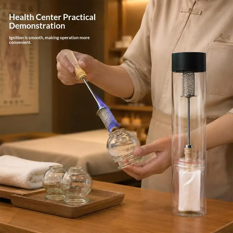 Cupping Ignition Stick Massaging Supplies Cotton Core Igniter Massage Fire Rods Tools Traditional Chinese Medicine Accessories