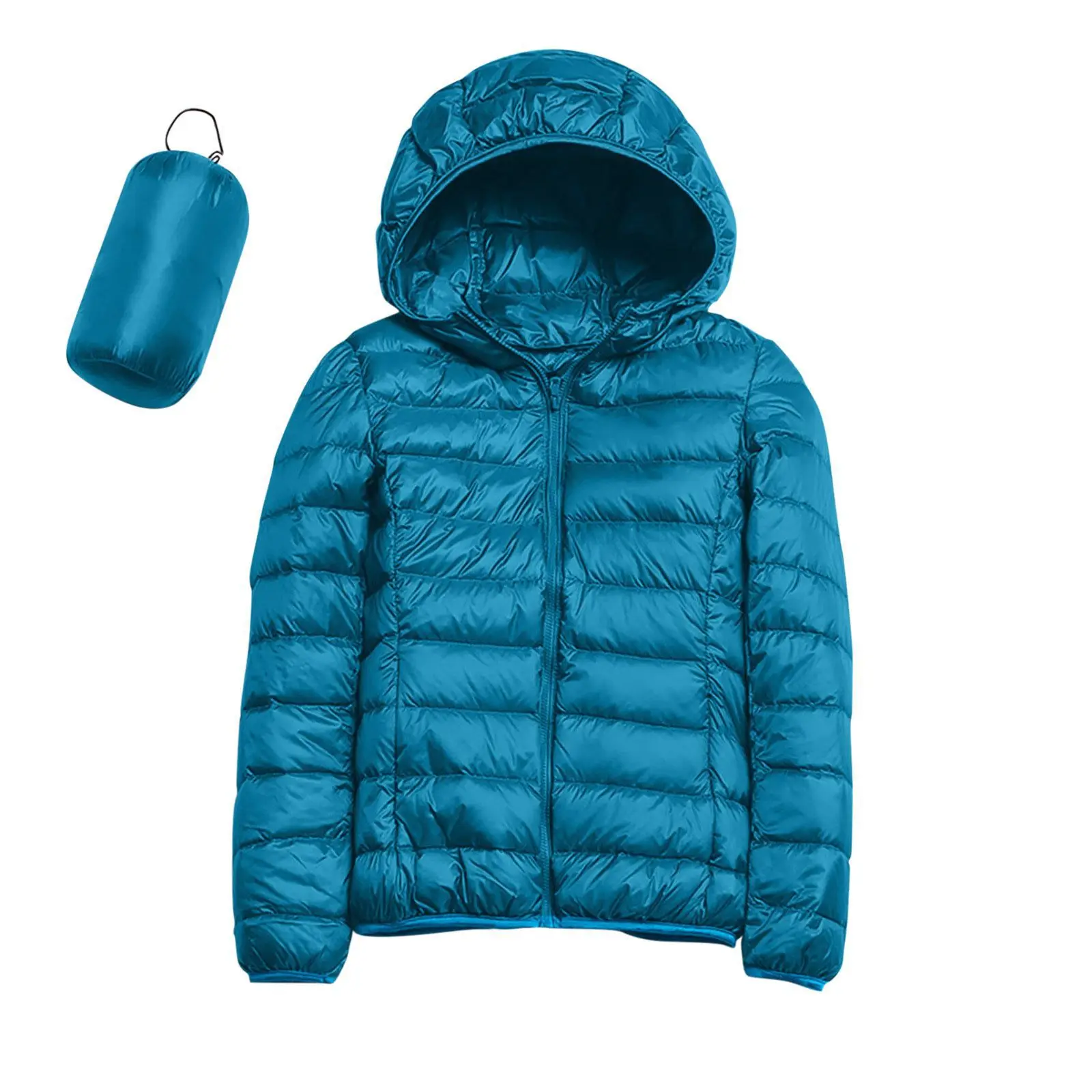 Doudoune imperméable légère et décontractée pour femme, manteau multicolore à capuche en duvet de canard blanc, nouvelle collection hiver