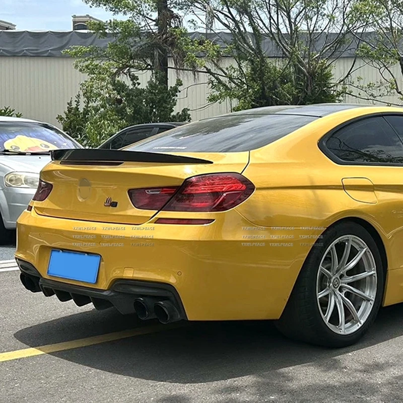 

For BMW 6 Series F06 4Door Coupe M6&F13 2Door Coupe M6 2012-2017 M6 Style Real Carbon Fiber Rear Trunk Spoiler Wing