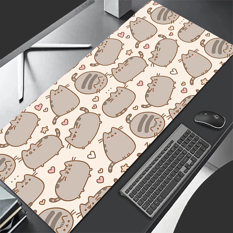 Colorful Mousepad Kawaii Animals Computer Mouse Pads Keyboard Pad Office Carpet Table Mat Desktop Waterproof Soft Mouse Pad XXL