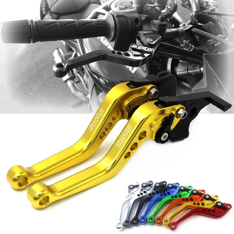 For HONDA GROM MSX125 MSX 125 2014 2015 2016 2017 2018 2019 2020 2021 Motorcycle Aluminum Short Brake Clutch Levers