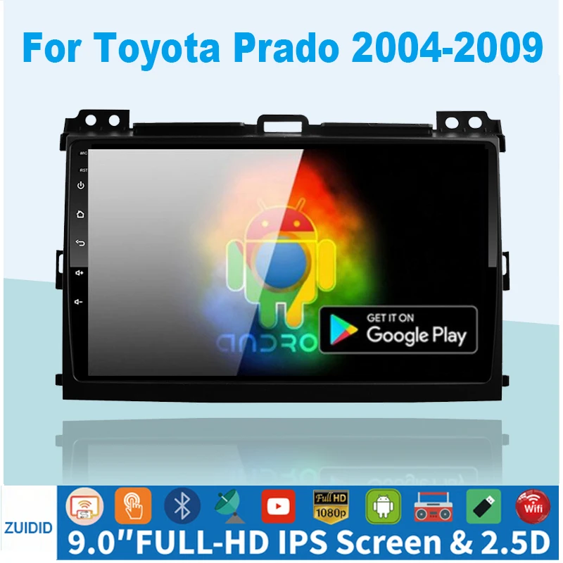 

For Toyota Land Cruiser Prado 120 Lexus GX470 Car Radio Multimedia Players Autoradio 2din Android CarPlay Auto Radio 2din dvd