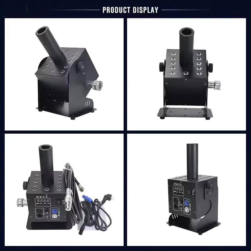 Single Head LED CO2 Jet Column Fog Machine DMX Remote Control Carbon Dioxide Wedding Stage Show Dj Bar Disco Party Smoke Effect