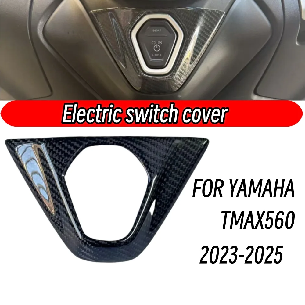 

For Yamaha TMAX560 (2023-2025 Models) - 100% Carbon Fiber Material: Body & Frame Covers, Ignition Lock, Motorcycle Accessories,