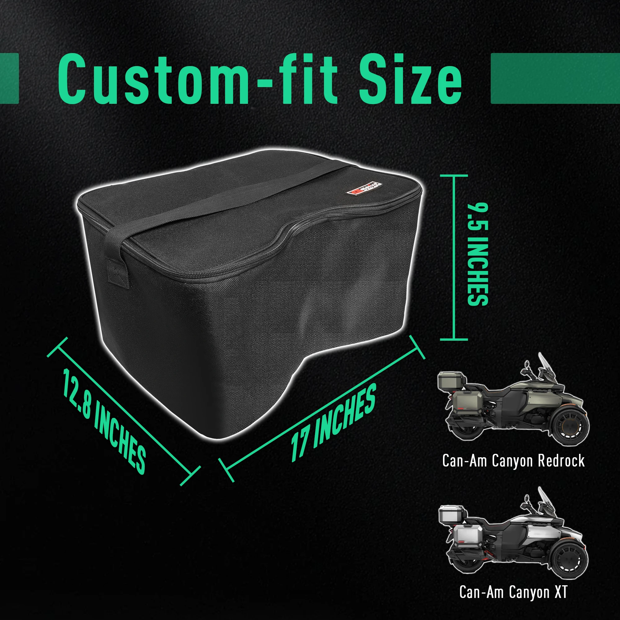 

Keep Drinks Cold, Gear Organized: GoldFire Waterproof Trunk Cooler Bag for Can-Am Canyon 2025-2026 – Fits Redrock/XT