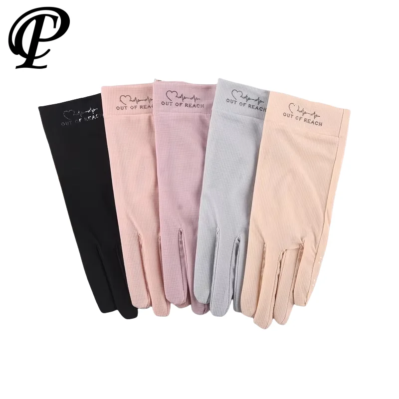 

Женские перчатки, летние велосипедные перчатки для вождения, электрический скутер, солнцезащитный крем с защитой от УФ-лучей, ледяной шелк, сенсорный экран 장갑, крутые эластичные уличные перчатки