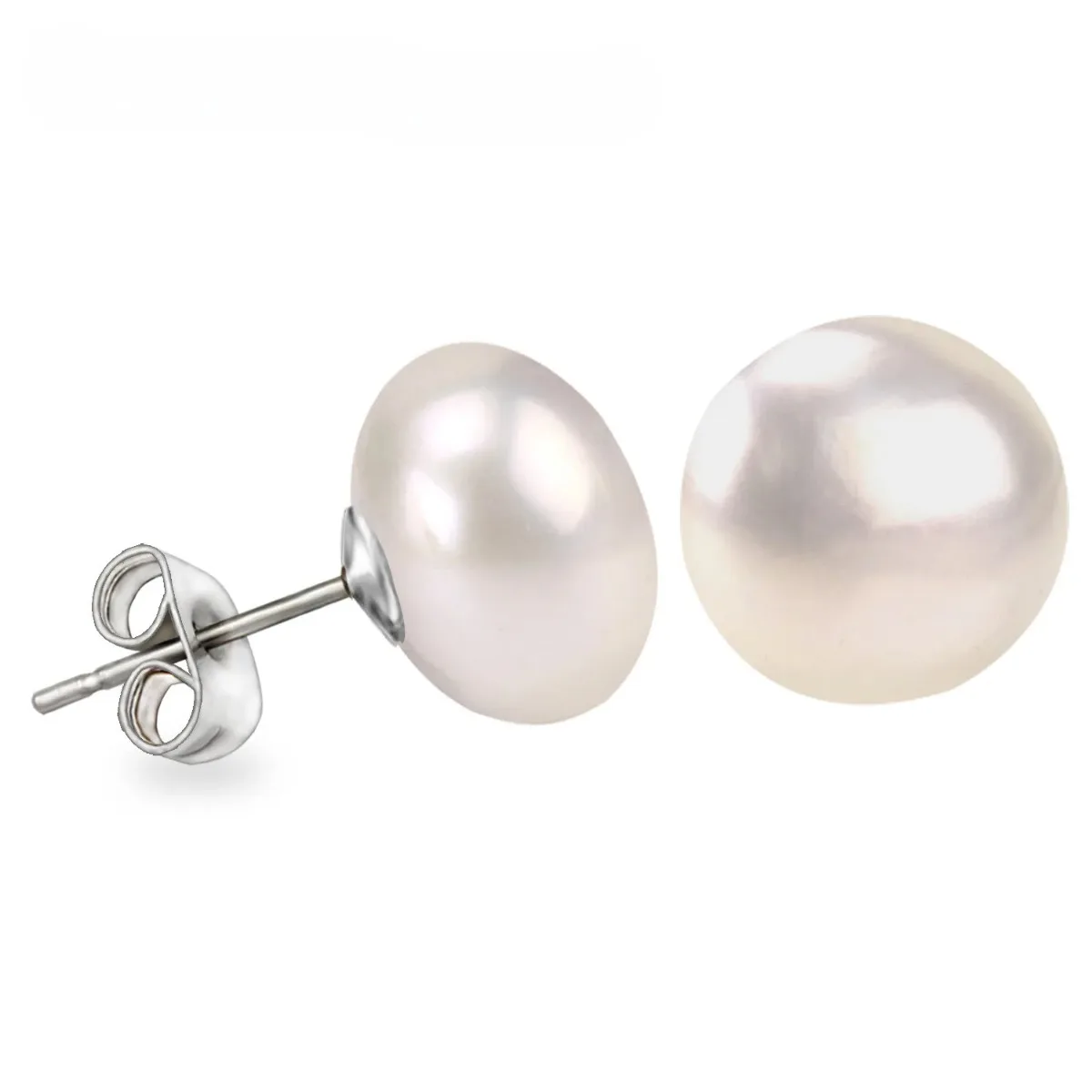 

LUXUSTEEL Safety Pin Earrings 2020 Jewelry Palace Fashion Pearl Buckle Stainless Steel Earrings