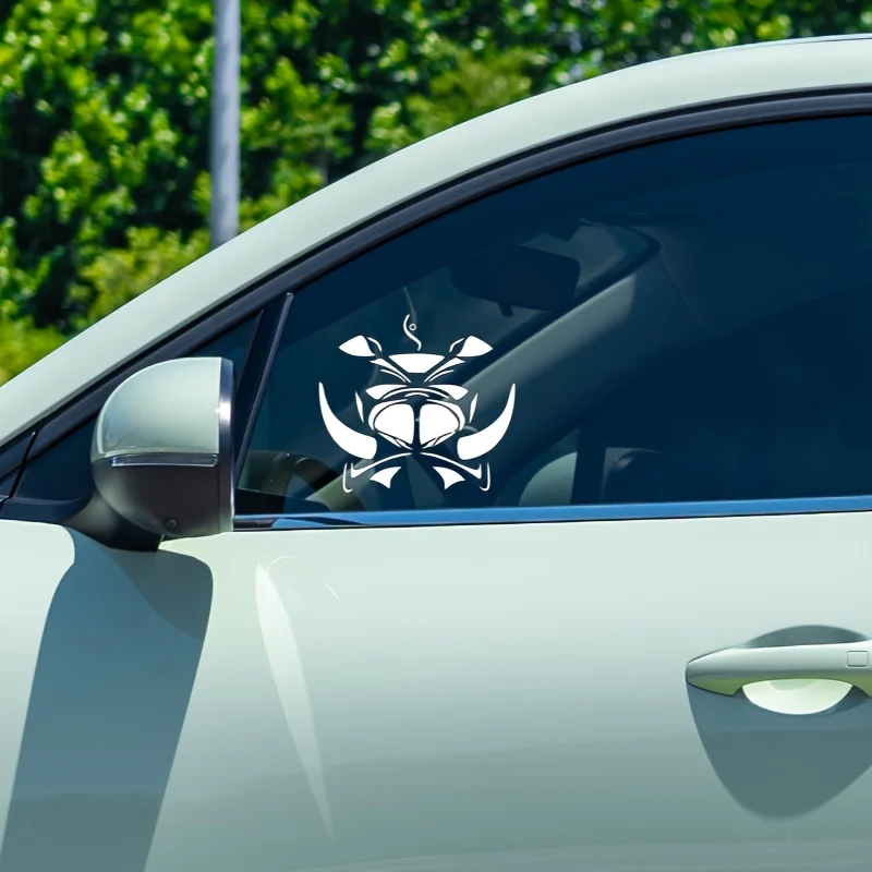 1PC 세련된 게 자동차 스티커, 자동차 외관을 위한 부족 테마 장식, 예술 애호가들이 차량을 개인화하는 데 적합