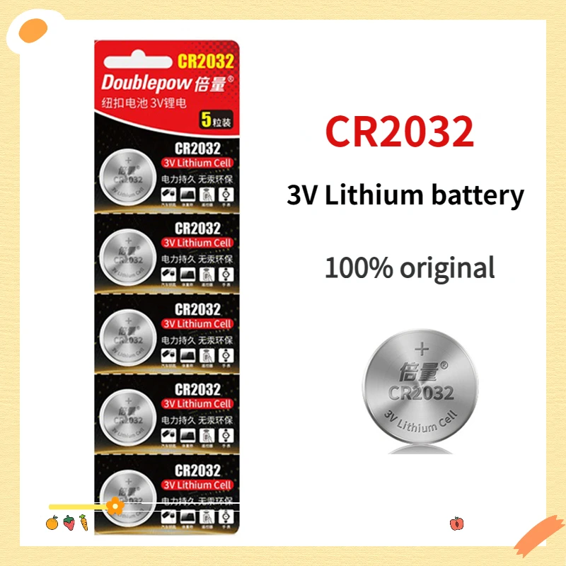 

200Pcs 200mAh CR2032 CR 2032 DL2032 ECR2032 3V Lithium Battery For Watch Toy Calculator Car Key Remote Control Button Coin Cells