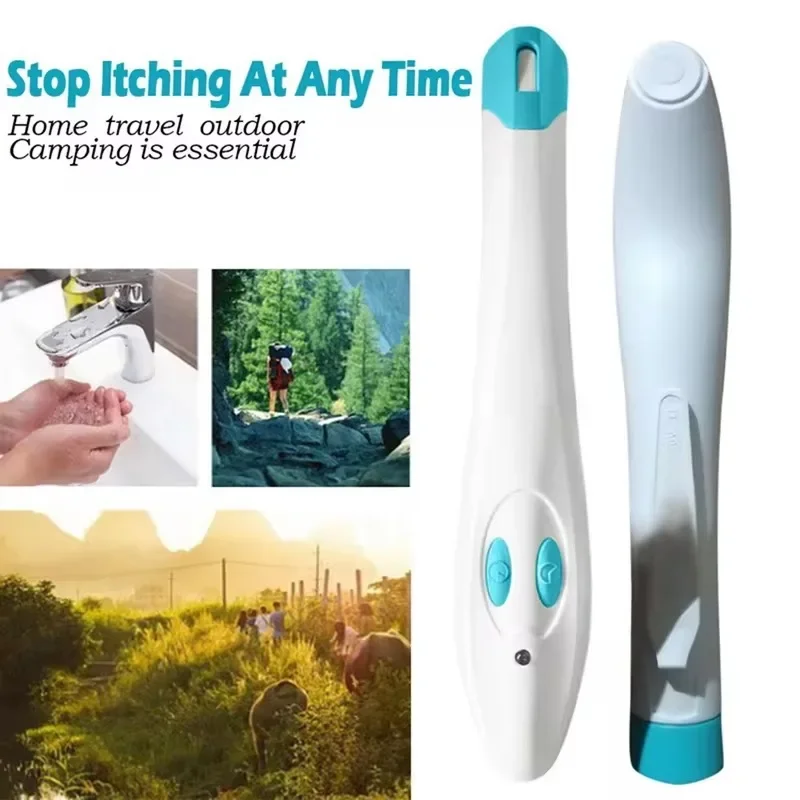 Children Anti-itch Pen Physical Itch Stick Electronic Mosquito Bite Pen Electronic Heat Relief  Ease Mosquito Bites for Outdoor