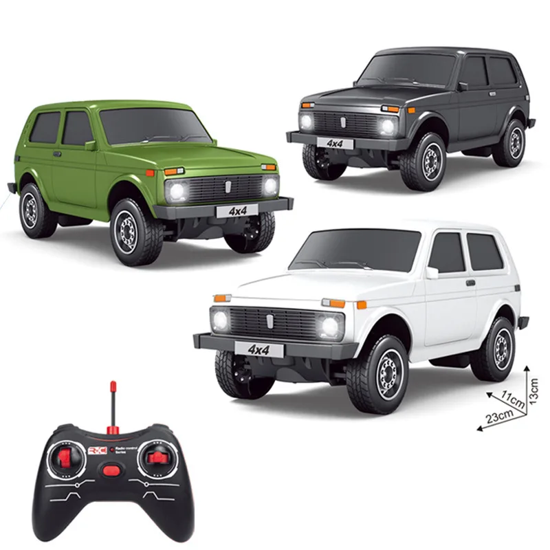 2024 New 1:12 Metal Silver Remote Control Car Toy Lada Pickup Truck Car Model Children\'S Toy Gift Parent-Child Interaction