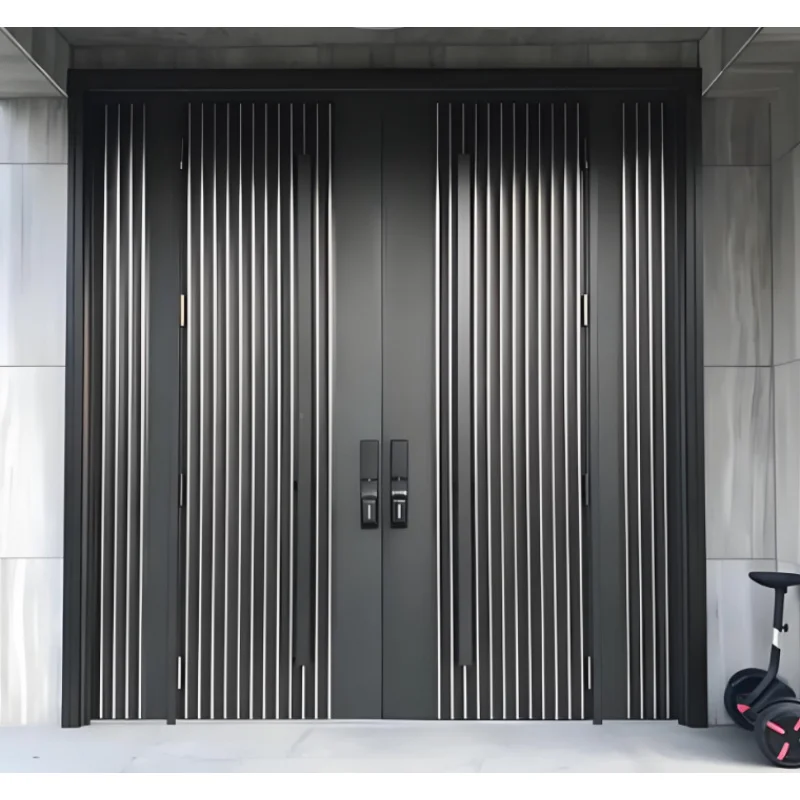 custom.Design of Sliding Automatic Double Main Courtyard Fence