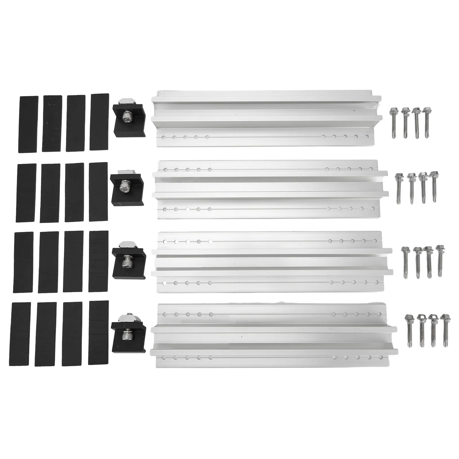 

Кронштейн для солнечных панелей: средний зажим, концевой кронштейн, для дома, сада, автомобиля, кемпинга, сельского хозяйства, алюминиевый, для аквакультуры, фотоэлектрический