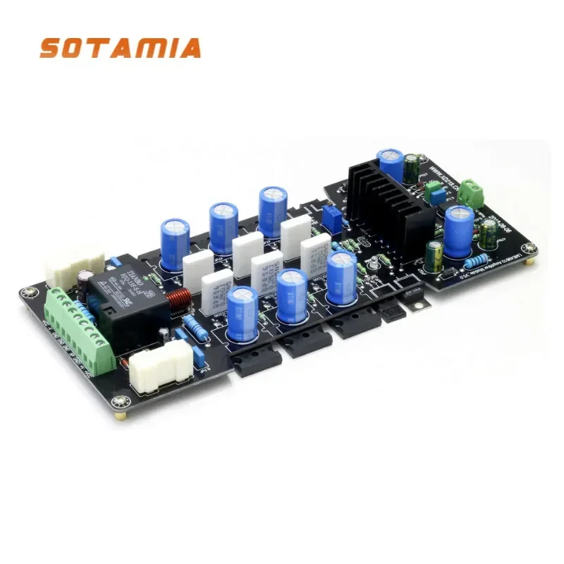 SOTAMIA 300W LME49810 Mono Amplifier Audio 2SA1943 2SC5200 Transistor Hifi Home Music Power Amplifier UPC1237 Speaker Protection