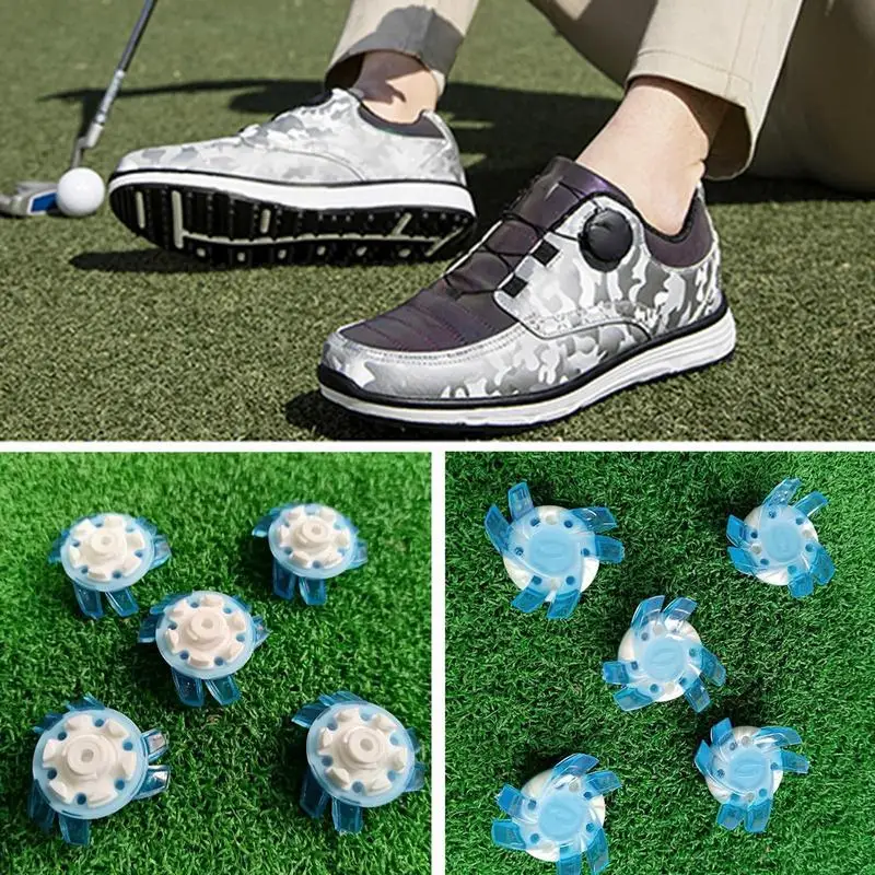 Golf Shoe Spikes Replacements Golf Cleat Shoe Spikes Anti Slip Footwears Portable Quick Twist Golf Spikes Convenient Golf Cleats