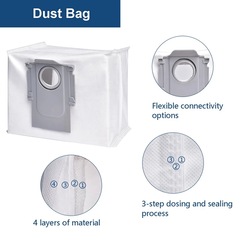 Para Roborock Q8 Max + Q8 Max,Q5 Pro Q5 Pro + piezas de aspiradora cepillo principal almohadillas de fregona