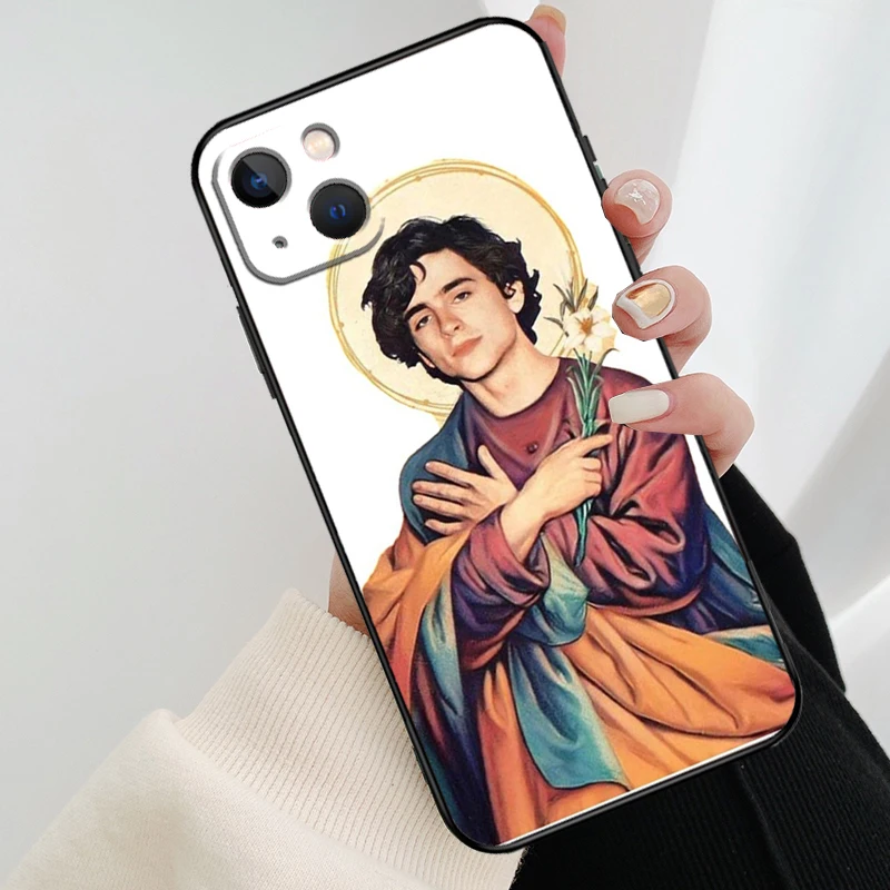 Timothee Chalamet Actor Phone Case For iPhone 13 12 11 14 15 16 Pro Max Mini X XS Max XR Plus Case Back Cover